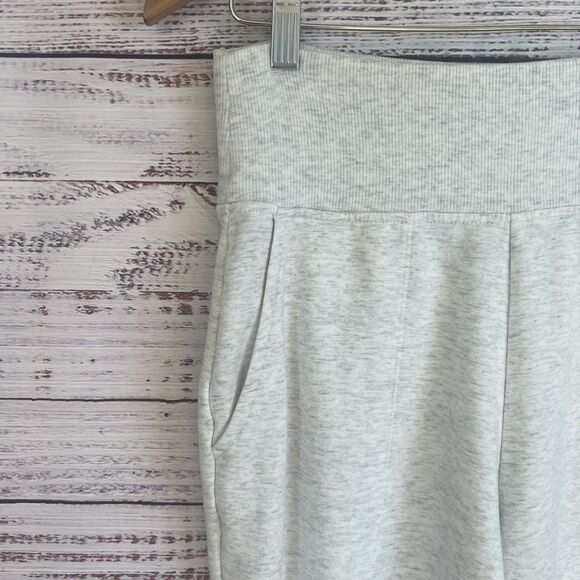 ATHLETA Fog Gray Heather Coaster Luxe High Rise Jogger Soft Nirvana Fleece Small - Picture 4 of 13